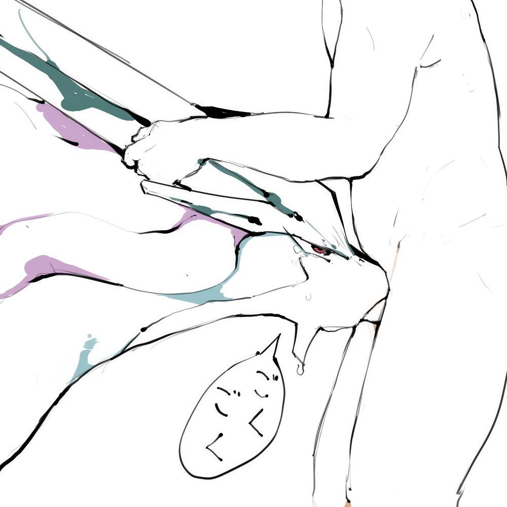 1:1, 1boy, ambiguous gender, canine, fellatio, fellatio from feral, feral, furry, half-closed eyes, holding, human, human on feral, interspecies, legendary pokemon, male, male on feral, mammal, nintendo, oral, partially colored, penile, penis, pokémon (species), pokemon, pokemon (species), pokemon gsc, pokephilia, simple background, size difference, smaller male, suicune, text, translated, video games, white background, youjomodoki, zoophilia