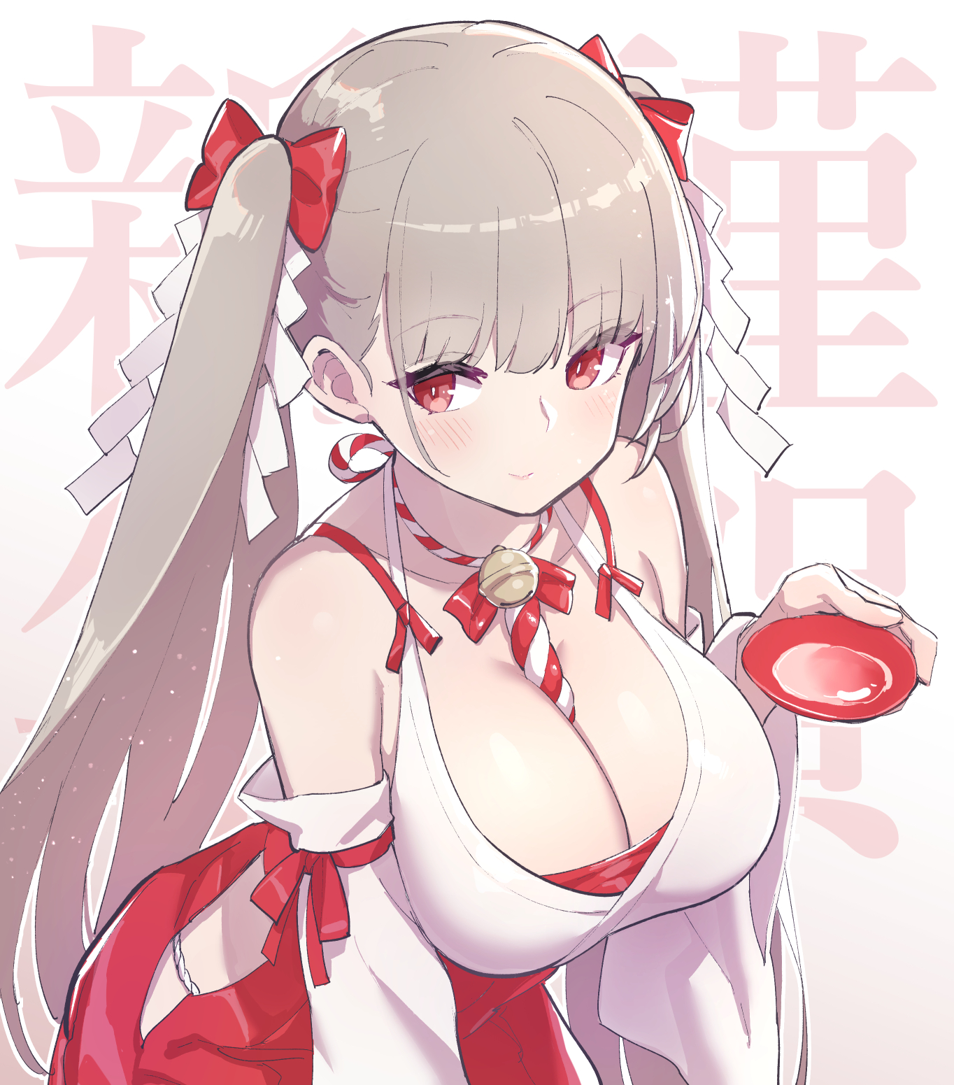 arched back, azur lane, bangs, between breasts, big breasts, breasts, female, formidable (azur lane)