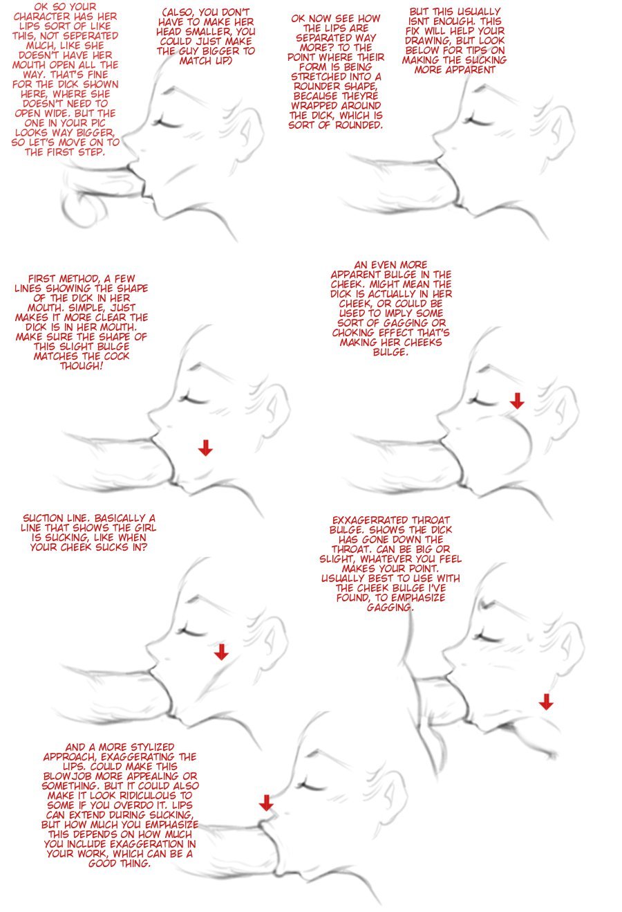 1boy 1boy1girl 1girls :>= bald_female big_penis blowjob_face cheek_bulge choking closed_eyes deepthroat english_commentary english_text eyes_closed faceless_male fellatio female jay-marvel male mostly_offscreen_character mouthful oral oral_sex penis penis_in_mouth small_penis text throat_bulge tutorial white_background