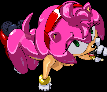 amy_rose black_background boots breasts censored color fellatio female furry furry_only gloves green_eyes hotred lowres no_panties nude oral penis pink_fur pink_hair seikoseeley shoes short_hair simple_background solo_focus sonic_(series)