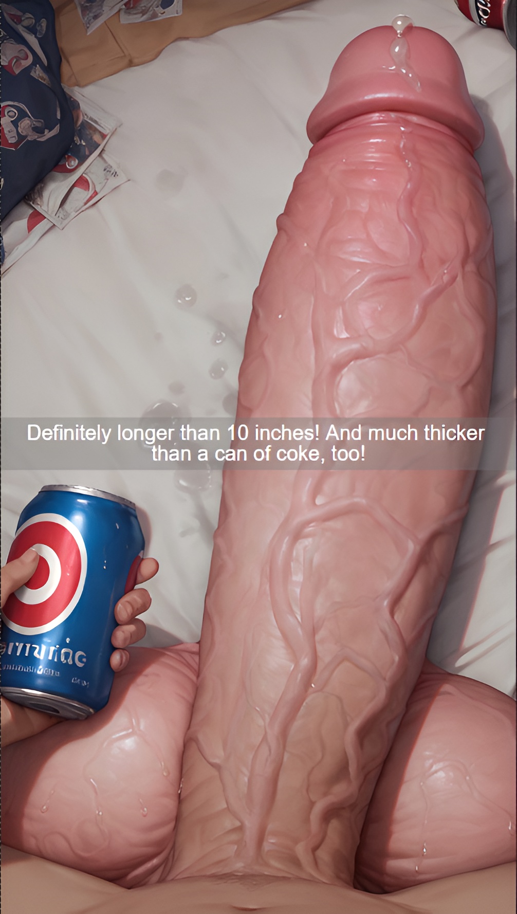 ai generated, balls, battenberger, big penis, dick pic, gigantic balls, gigantic penis, huge penis, hyper penis, male, penis, precum, sexting, size comparison, snapchat, text, thick penis, uncensored, veiny penis