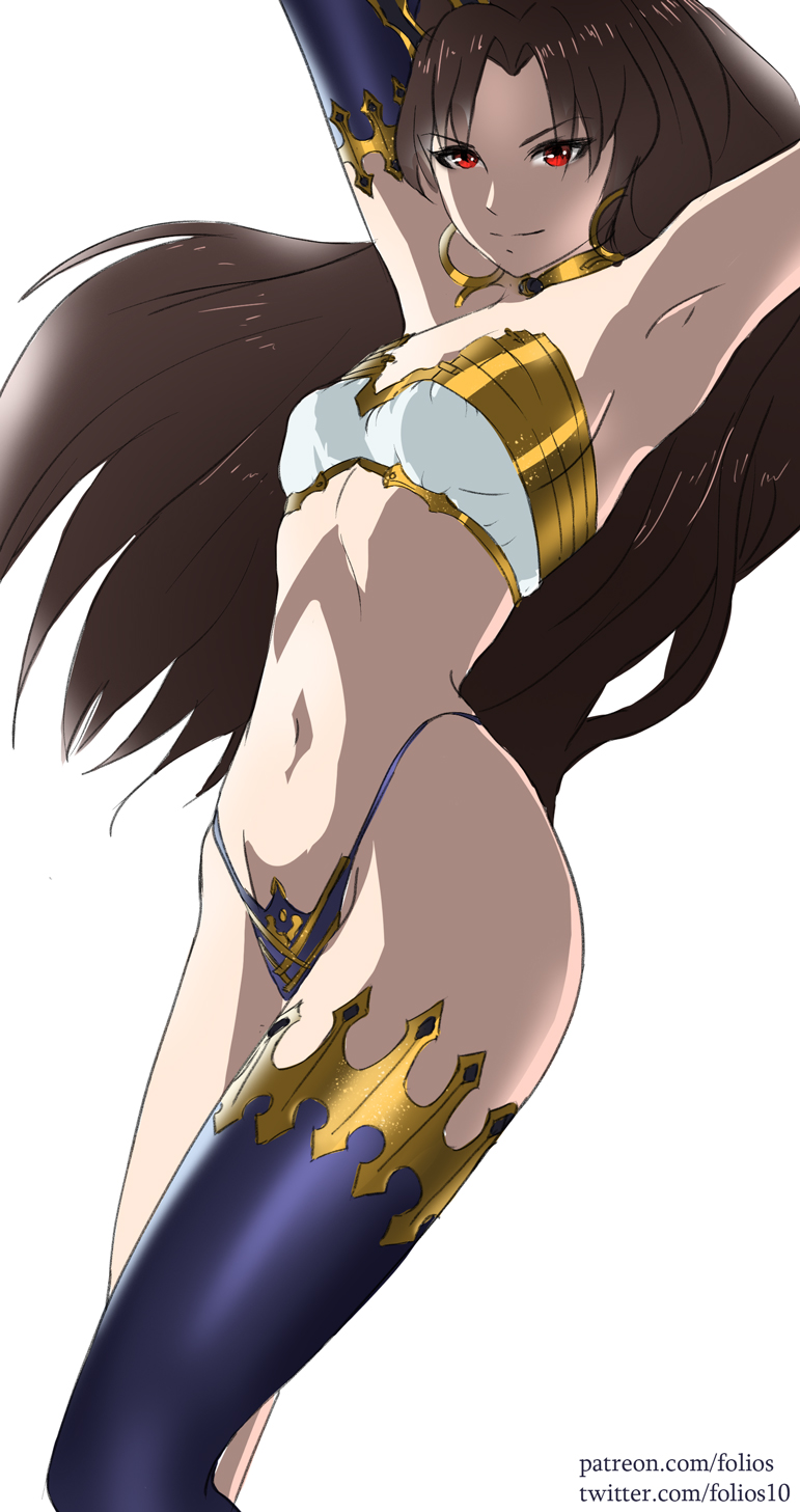 2d breasts fate/grand_order fate_(series) folios ishtar_(fate) long_hair thighhighs twintails