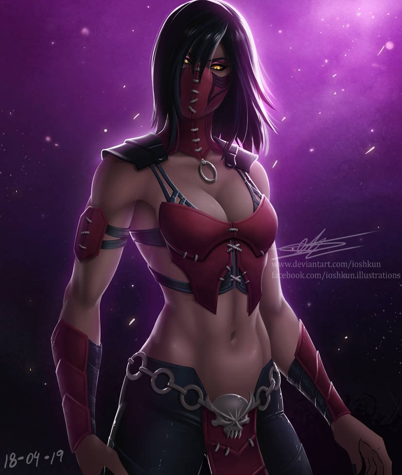 edenian female female_focus female_only hybrid ioshkun masked masked_female mileena mortal_kombat mortal_kombat_x tarkatan tarkatan_eyes