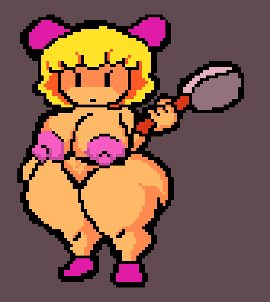 1girls 2024 adult_woman aged_up areolae artist_request ass ass_focus beady_eyes big_ass blonde_hair breasts chubby_female curvy earthbound earthbound_(series) female_only frying_pan giant_breasts gigantic_ass gigantic_breasts huge_ass human looking_at_viewer mother_(series) neutral_expression nipples paula_jones paula_polestar shoes simple_background sprite_art standing thick_ass thick_thighs voluptuous_female