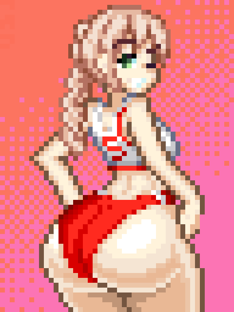 alternate_version_available big_ass big_butt bottom_heavy curvy curvy_ass curvy_body curvy_female curvy_figure curvy_hips curvy_thighs emi_ibarazaki fat_ass fat_butt huge_ass huge_butt ibarazaki_emi katawa_shoujo pixel_art sleepyren sports_uniform sportswear thick_ass voluptuous voluptuous_female