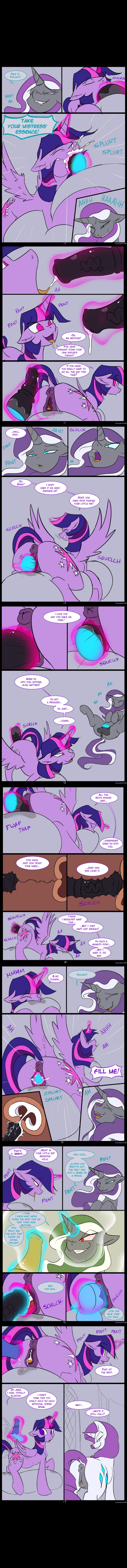 2girls alicorn comic cutie_mark dildo equine feral friendship_is_magic furry hooves horse kanashiipanda magic my_little_pony nightmare_rarity pony princess_twilight_sparkle_(mlp) raritwi rarity_(mlp) source_request twilight_sparkle_(mlp) unicorn