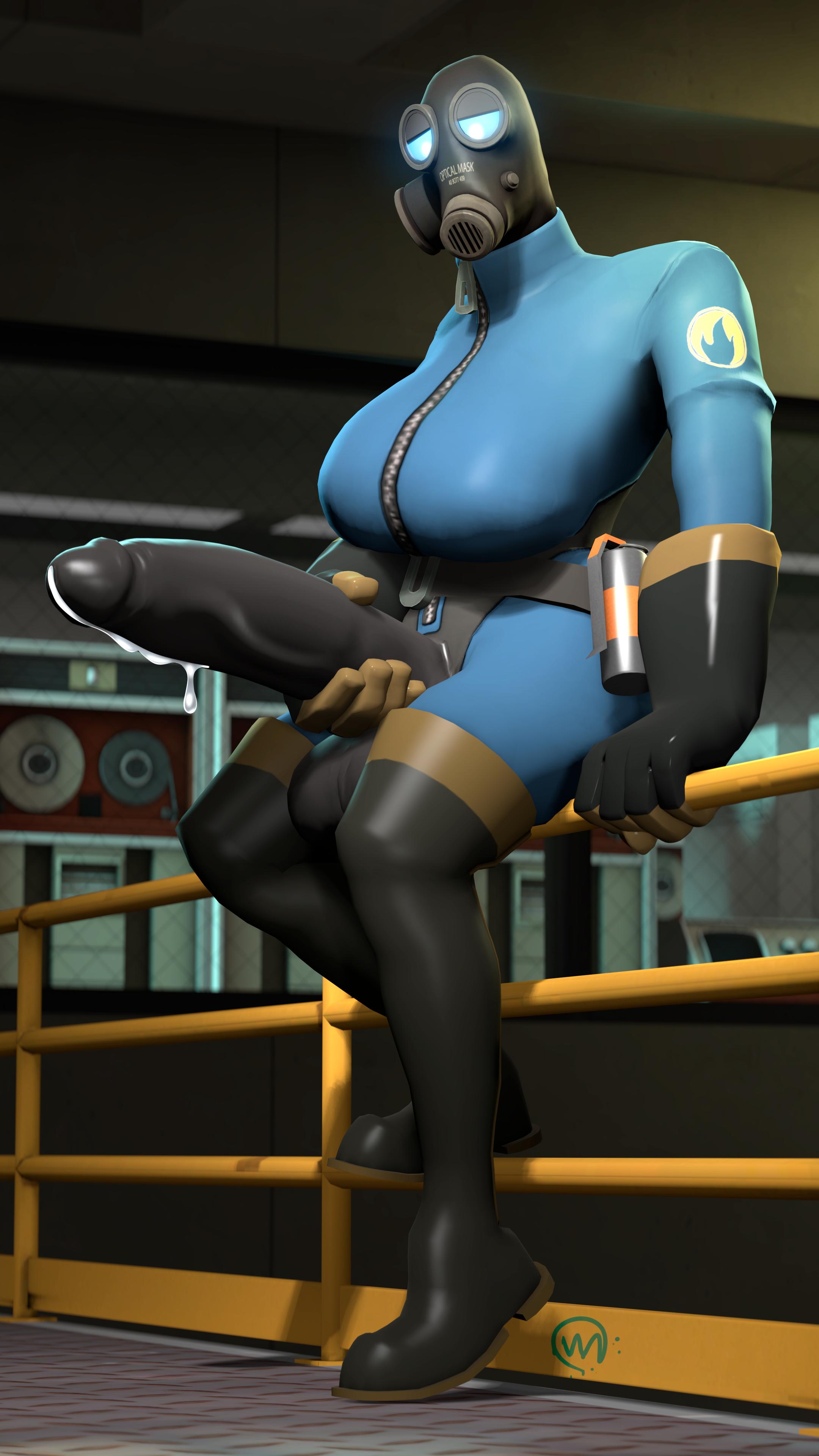 1futa, 3d, balls, big balls, big hands, big penis, breasts, cum, cum drip, cum leaking, fempyro, futa only, futanari, gas mask, gloves, hanging breasts, huge breasts, huge cock, intersex, latex, latex bodysuit, latex boots, latex clothing, latex futa, latex gloves, latex legwear, latex stockings, latex suit, latex thighhighs, masturbation, penis, pyro (team fortress 2), revhearts, solo, team fortress 2, valve, vein