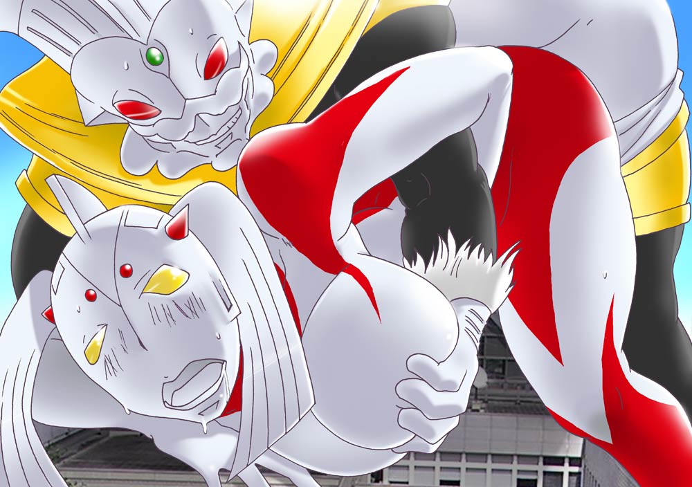 breast_grab breast_grab_from_behind cheating cheating_wife from_behind giant giantess mother_of_ultra public public_sex sex ultraman_(franchise) ultraman_king