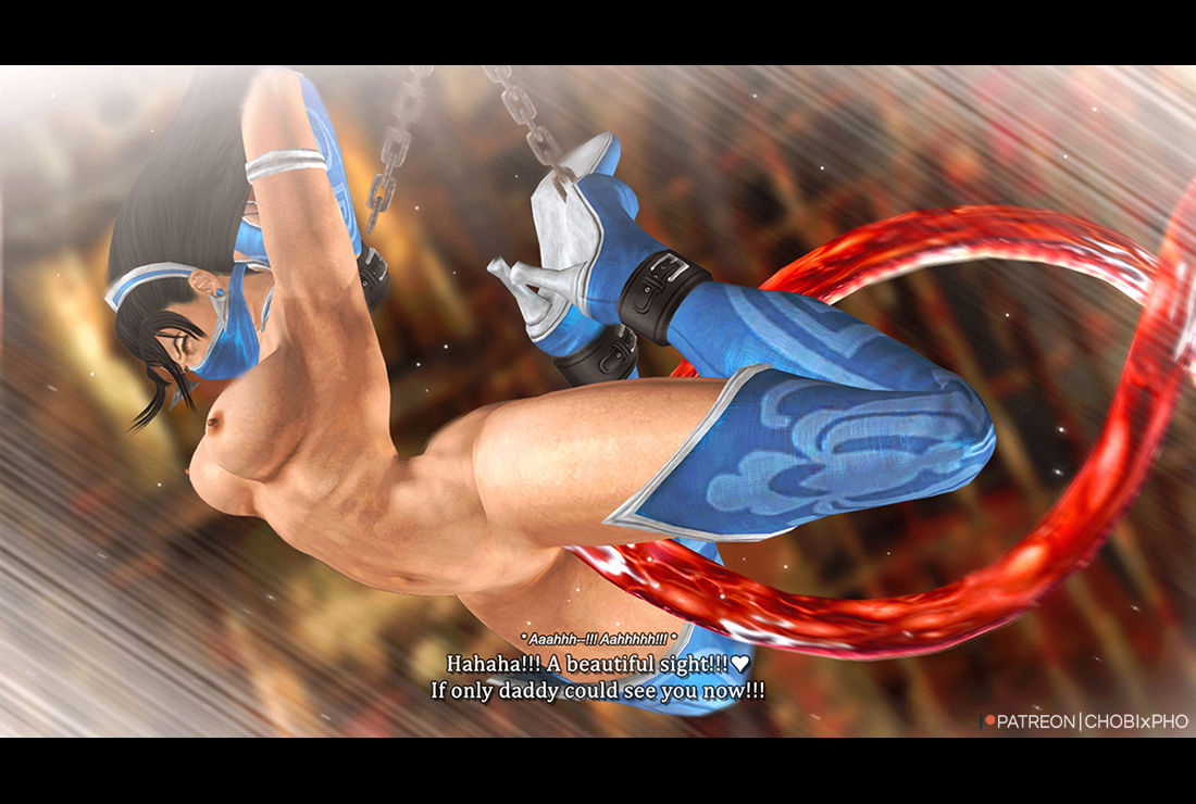 1girls, 3d, abs, anal, armpits, black border, black hair, bondage, bound, breasts, chobixpho, closed eyes, clothing, defeated, double penetration, female, from behind, interspecies, kitana, kitana (mk9), long hair, mortal kombat, mortal kombat (2011), nude, patreon, penetration, pussy, restrained, rough sex, sex, spread legs, suspension, tentacle, tentacle rape, tentacle sex, text, thighhighs, vaginal penetration, watermark