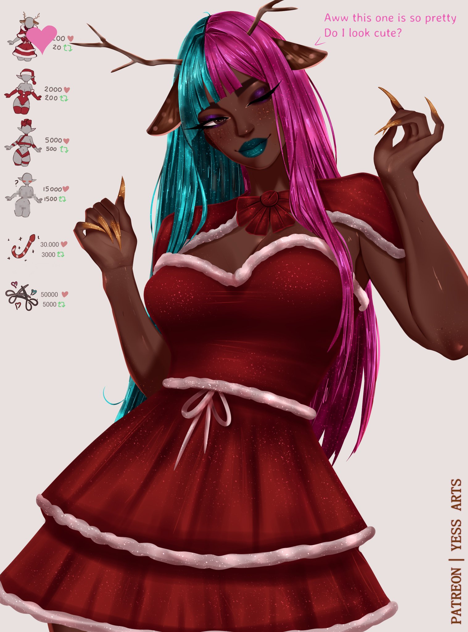 1girls, alice (dispatch), ass, big ass, big breasts, big thighs, blue hair, breasts, bust, busty, chest, curvaceous, curvy, curvy figure, dark skin, dark-skinned female, digital media (artwork), dispatch (game), female, hips, hourglass figure, huge ass, huge breasts, huge thighs, large ass, large breasts, large thighs, legs, mature, mature female hair, pink hair, prism, prism (dispatch), slim waist, thick, thick hips, thick legs, thick thighs, thighs, voluptuous, waist, wide hips, wide thighs, yessarts