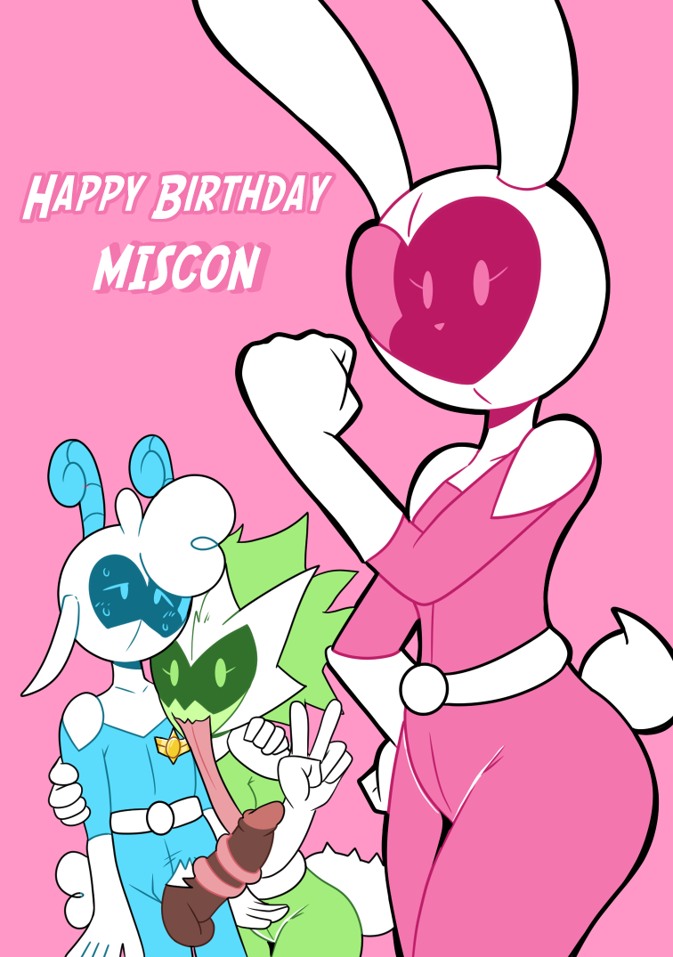 anthro long_tongue midori_(miscon) miscon penis pinku_(miscon) raito_buru_(miscon) tagme