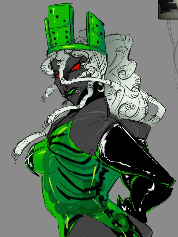 1girls, 1x1x1x1, 1x1x1x1 (forsaken), betrayed 1x1x1x1, black body, breasts, clrcusclrcus, colored sketch, female, female only, forsaken (roblox), latex gloves, muscular female, red eyes, roblox, roblox game, robloxian, rule 63, see-through body, sketch, solo, tagme, white hair