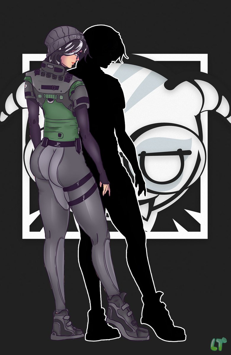 1girls, ass, dokkaebi (rainbow six), female, female only, rainbow six, rainbow six siege, solo, tagme, tight clothing, tom clancy, yoga pants