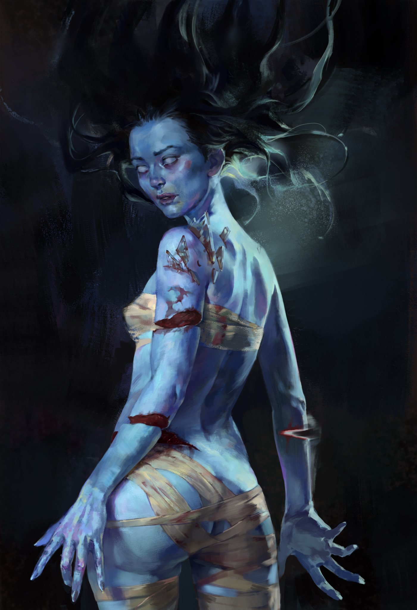 adaopium, dbd, dead by daylight, rin yamaoka, the spirit (dead by daylight)