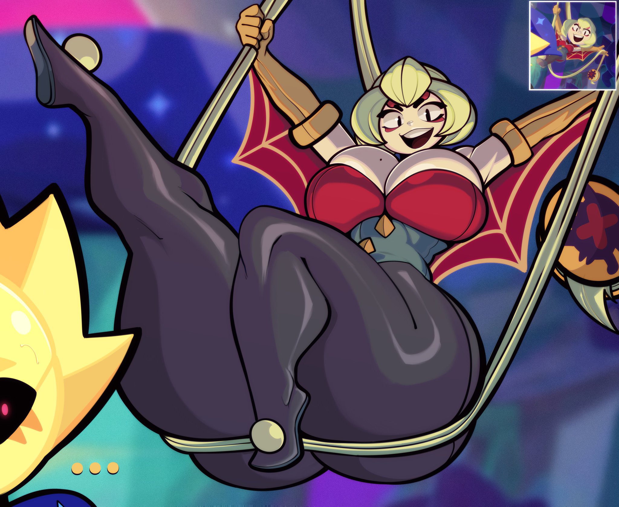 big ass, big breasts, brawl stars, charlie (brawl stars), jacksito (artist)