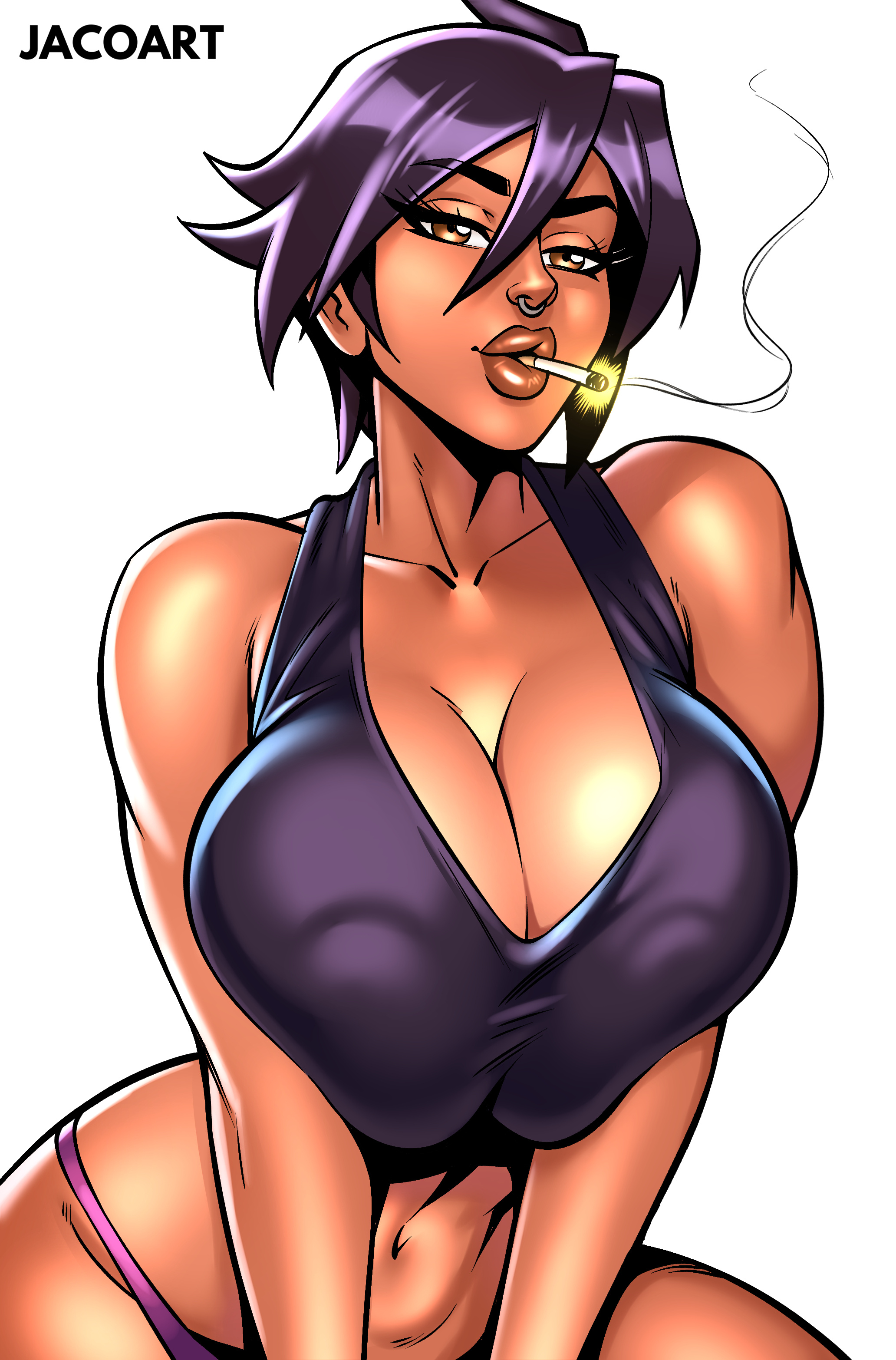 breasts, dispatch (game), huge breasts, iacolare, invisigal, jacogram, tagme