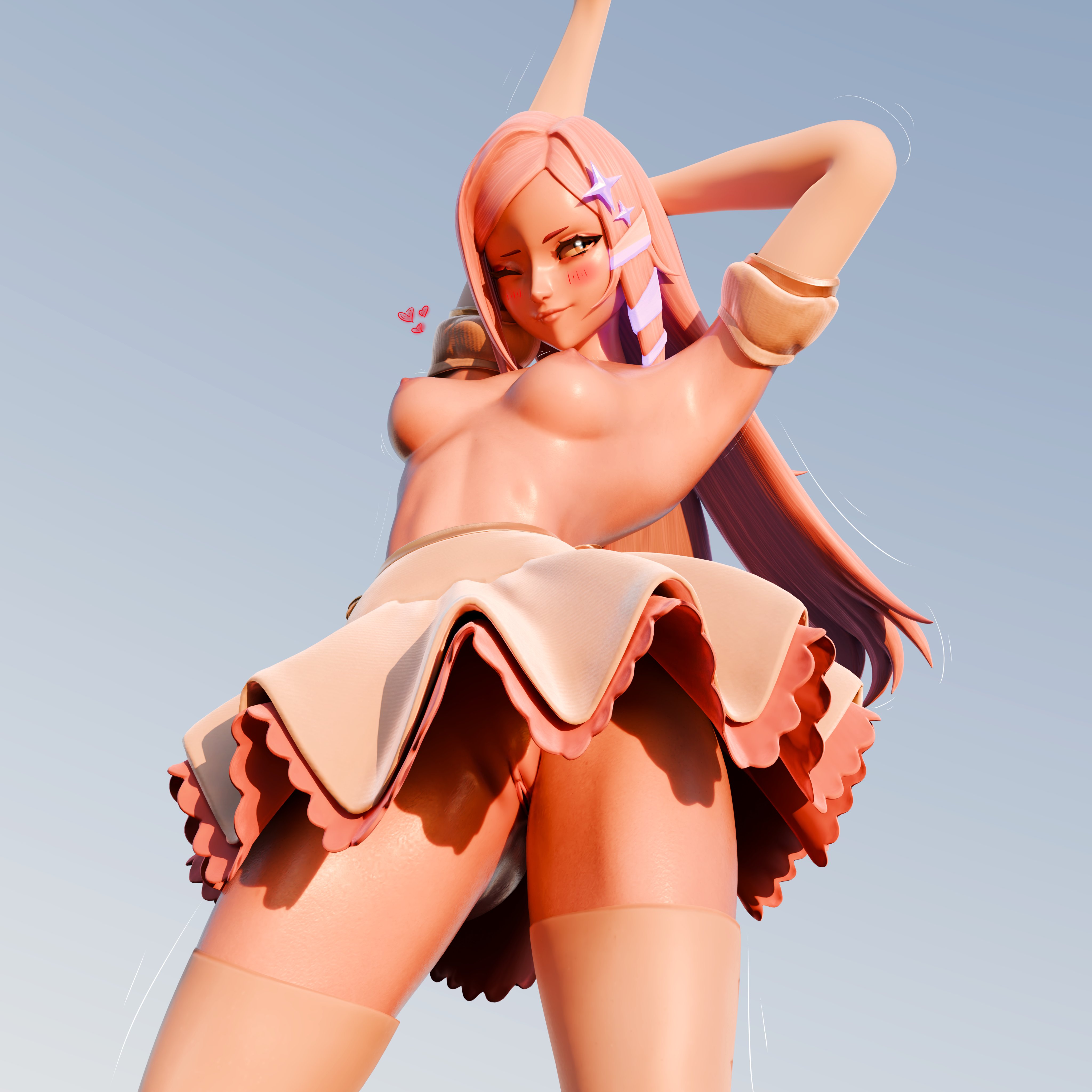 aktinsfw, boobs, boobs out, breasts, breasts out, fernet (kernel hearts), fortnite, fortnite: battle royale, kernel hearts, naked, naked female, pink hair, pussy, pussy out, pussy peek, small breasts, tits, tits out