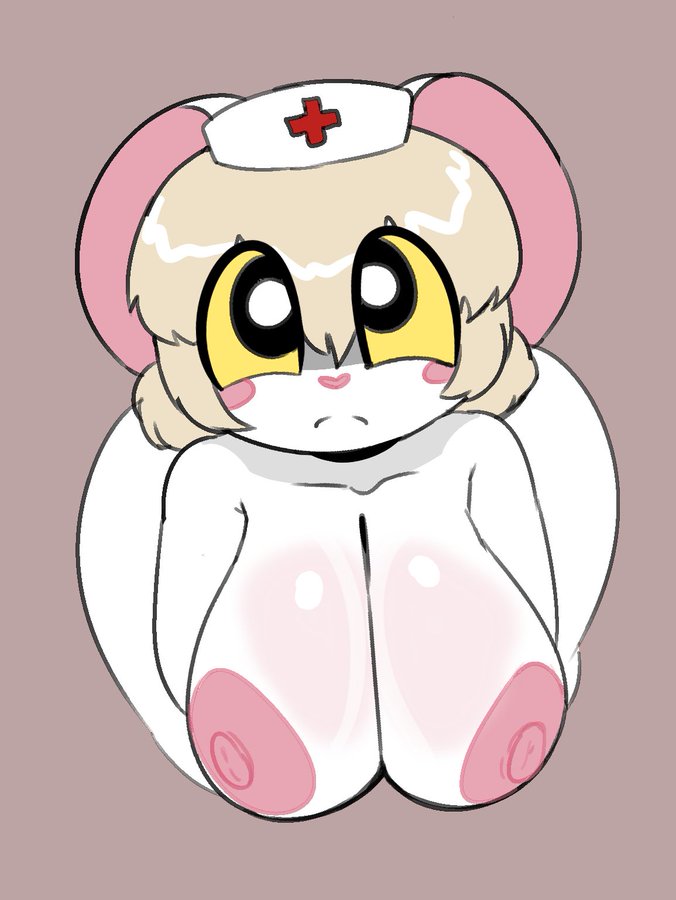 big breasts, big butt, cute, lorna (terrible mouse), nurse, rat, terrible mouse