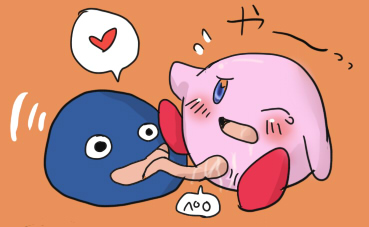 gooey gooey_(kirby) kirby kirby_(series) male/ambiguous nintendo tagme