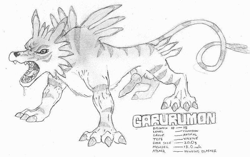 digimon garurumon knot male_only tagme