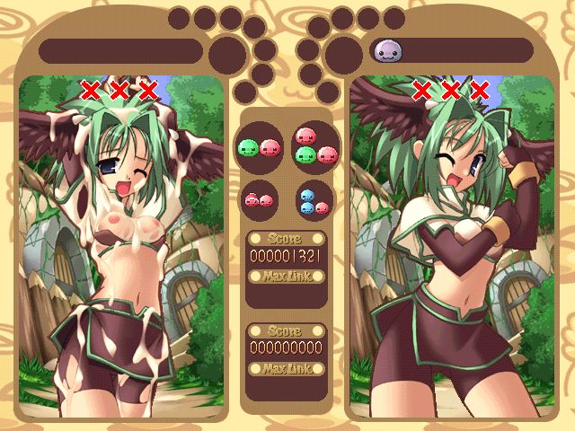 blue_puyo green_puyo hunter_(ragnarok_online) porindama_online puyo_(puyopuyo) puyo_puyo ragnarok_online red_puyo tagme