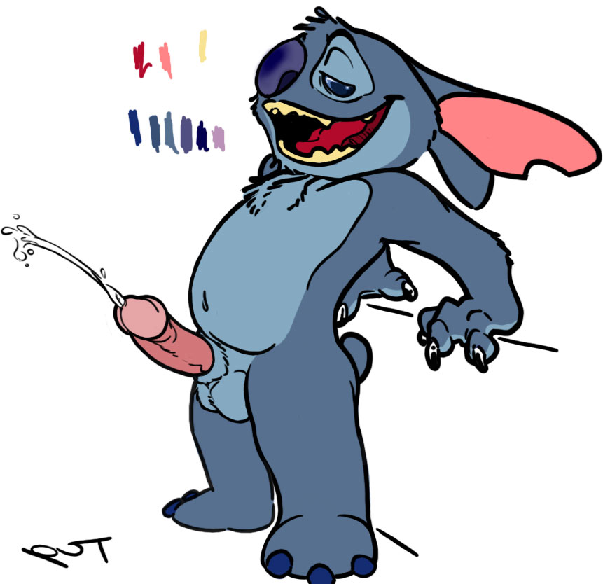 disney experiment_(species) lilo_and_stitch male male_only penis put solo_(lilo_and_stitch) stitch tagme testicles