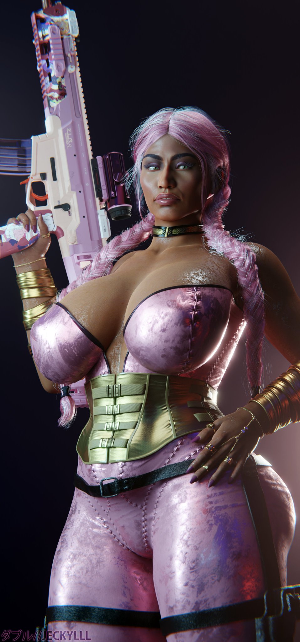 1girls 3d activision athletic athletic_female big_ass big_breasts bottom_heavy breasts brown-skinned_female brown_body brown_hair brown_skin busty call_of_duty call_of_duty_modern_warfare_2_(2022) celebrity cleavage curvaceous curvy curvy_figure dark-skinned_female dark_skin digital_media_(artwork) doublejeckylll eyebrows eyelashes eyes female female_only fit fit_female hair hips hourglass_figure huge_ass huge_breasts huge_thighs human infinity_ward jeckylll large_ass large_breasts legs lips massive_ass massive_breasts massive_thighs mature mature_female musician nicki_minaj pink_hair rapper real_person slim slim_waist solo thick_thighs thighs top_heavy top_heavy_breasts upper_body voluptuous voluptuous_female waist wide_hips