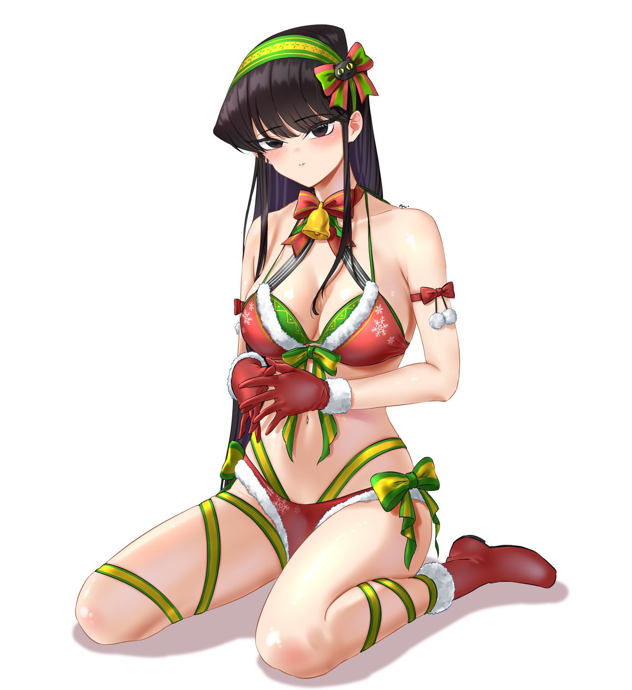 9431116, breasts, female, female only, komi shouko, komi-san wa komyushou desu, looking at viewer, solo, tagme