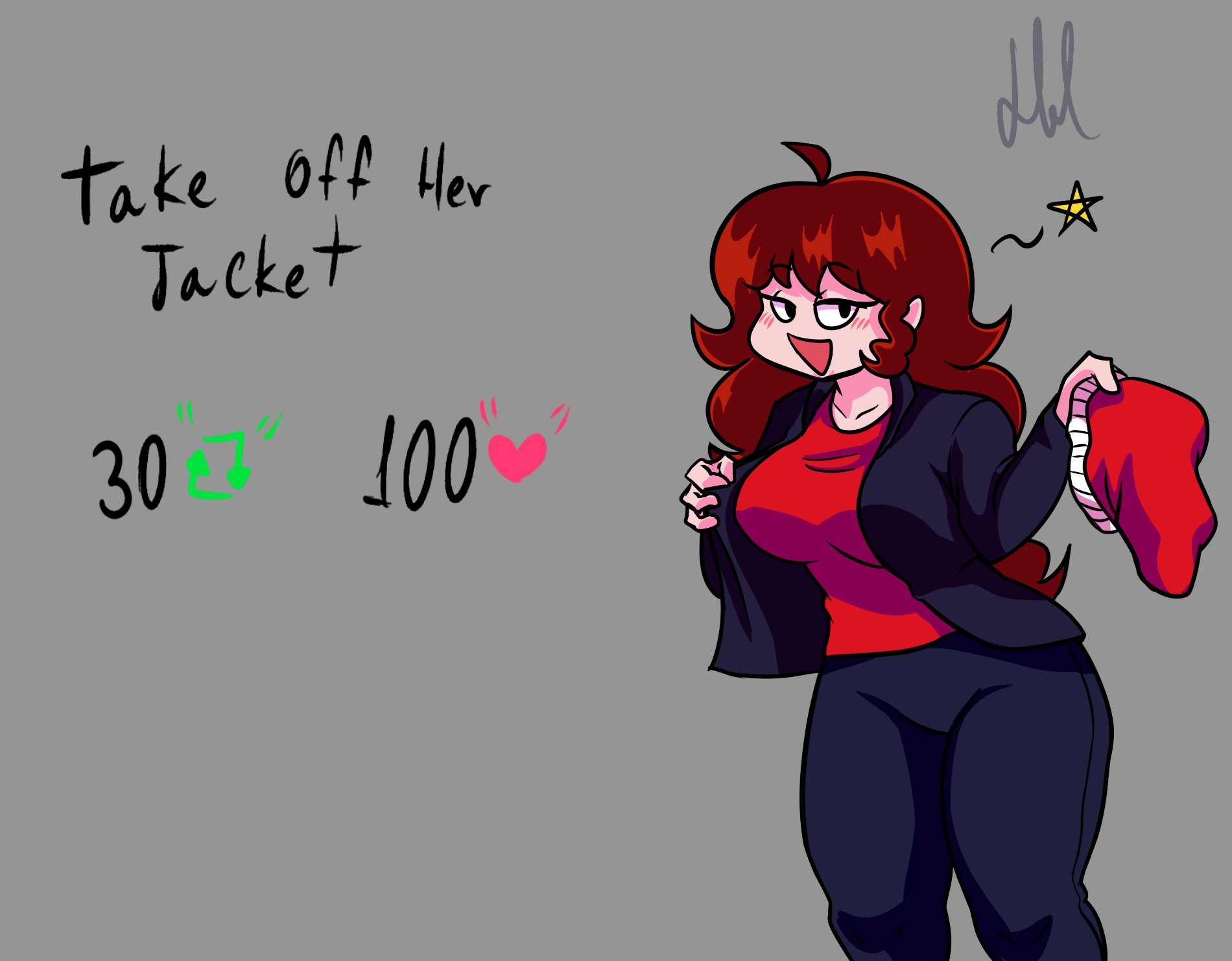 1girls, bondylewd, demon, demon girl, demon humanoid, female, friday night funkin, girlfriend (friday night funkin), hypnos lullaby, lullaby girlfriend (fnf), solo, solo female, strip game, tagme, twitter strip game