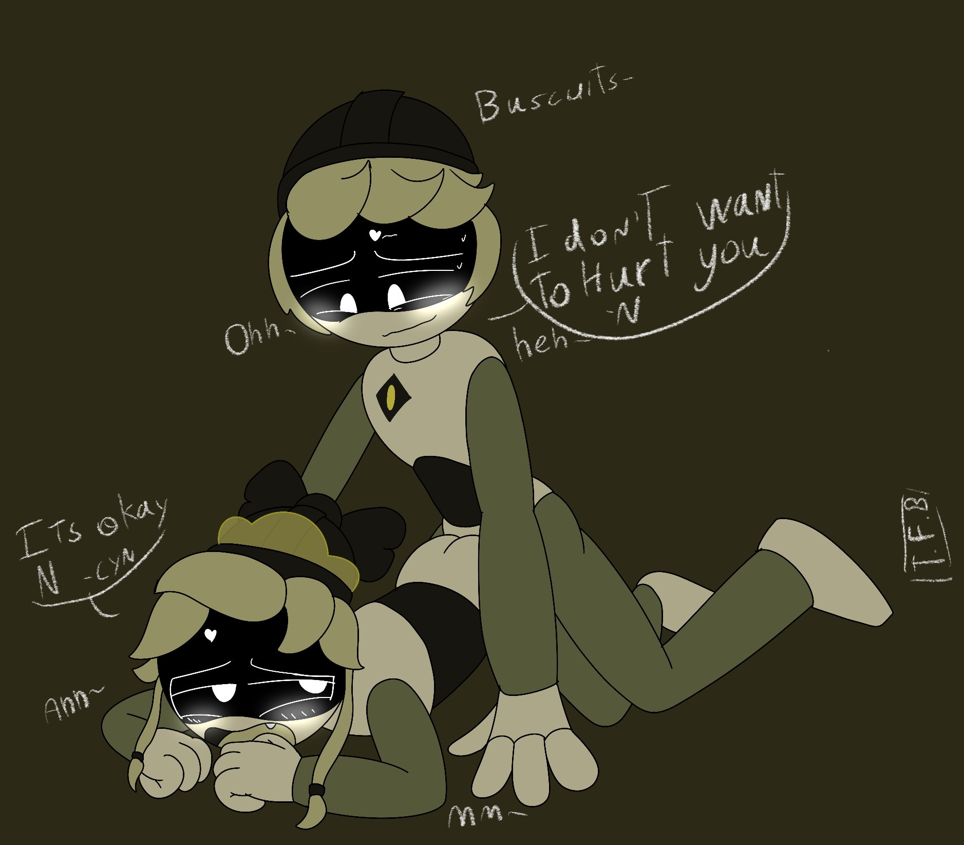 1boy, 1girls, artist signature, blushing female, blushing male, bow, cute, cyn (murder drones), dialogue, female, glitch productions, heart, male, male on top, male/female, moaning, moaning in pleasure, murder drones, n (murder drones), nude, nude female, nude male, penetration, penetration from behind, robot, robot boy, robot girl, robot humanoid, silver hair, sweat, thrusting, white eyes