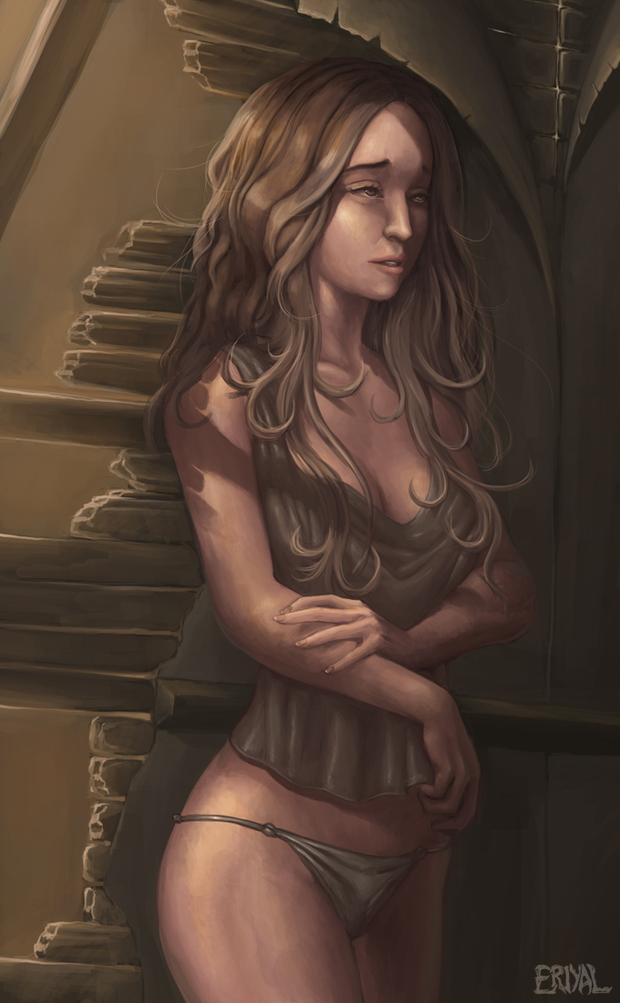 1girls, 2d, breasts, capcom, eriyal, female, mia winters, panties, resident evil, resident evil 7, tagme, underwear
