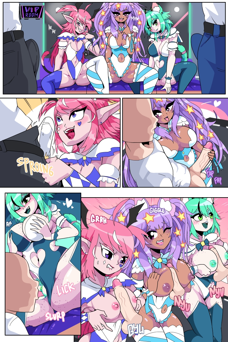 2023 3girls ahoge animal_ear_fluff animal_ears animal_humanoid anonymous_artist areola areolae backstage black_tail boner breasts bunny_ears bunny_girl bunny_tail bunnysuit camila_(vtuber) cat_ears cat_girl cat_humanoid cat_tail catgirl clothed clothed_female clothing comic comic_page commission cunnilingus dark-skinned_female dark_nipples dark_skin ear_piercing ear_ring earrings eating_pussy excited exposed_breasts facial_markings floating_penis freckled_skin freckles freckles_on_ass freckles_on_breasts freckles_on_butt freckles_on_chest freckles_on_face freckles_on_shoulders freckles_on_thighs frustrated giggle green_eyes green_hair green_nipples green_pussy green_tail green_tongue group group_sex hair hair_between_eyes hair_ornament handjob hard_on head_wings headwear idol idol_clothes indie_virtual_youtuber large_breasts leotard_aside licking licking_pussy light-skinned_female light_skin long_hair looking_at_another looking_at_partner medium_breasts medium_hair momomischief multiple_girls nipples nsfw page_2 paizuri pale-skinned_female pale_skin partially_clothed partially_clothed_female partially_nude partially_nude_female partially_undressed performance pierced_nipples pink_hair pink_nipples pink_tail_tip purple_eyes purple_hair purple_tail pussy seductive seductive_look short_hair sound_effect star stars tail tan-skinned_female tan_skin text thick_ass thick_thighs thighhighs thighs titjob tongue tongue_out twintails uncensored unseen_character unseen_male uzurimia virtual_youtuber vtuber wink winking