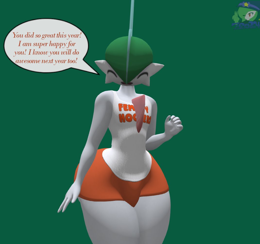 3d big_ass bubble_butt gallade huge_ass lenny_(zer0264) pokémon_(species) pokemon pokemon_(species) thick_thighs wide_hips zer0264