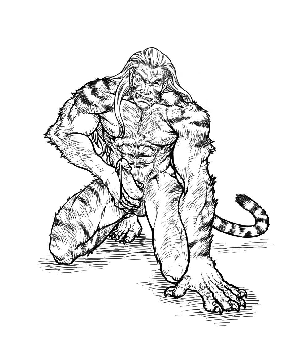 animal_humanoid anthro cidius humanoid male_only tiger weretiger