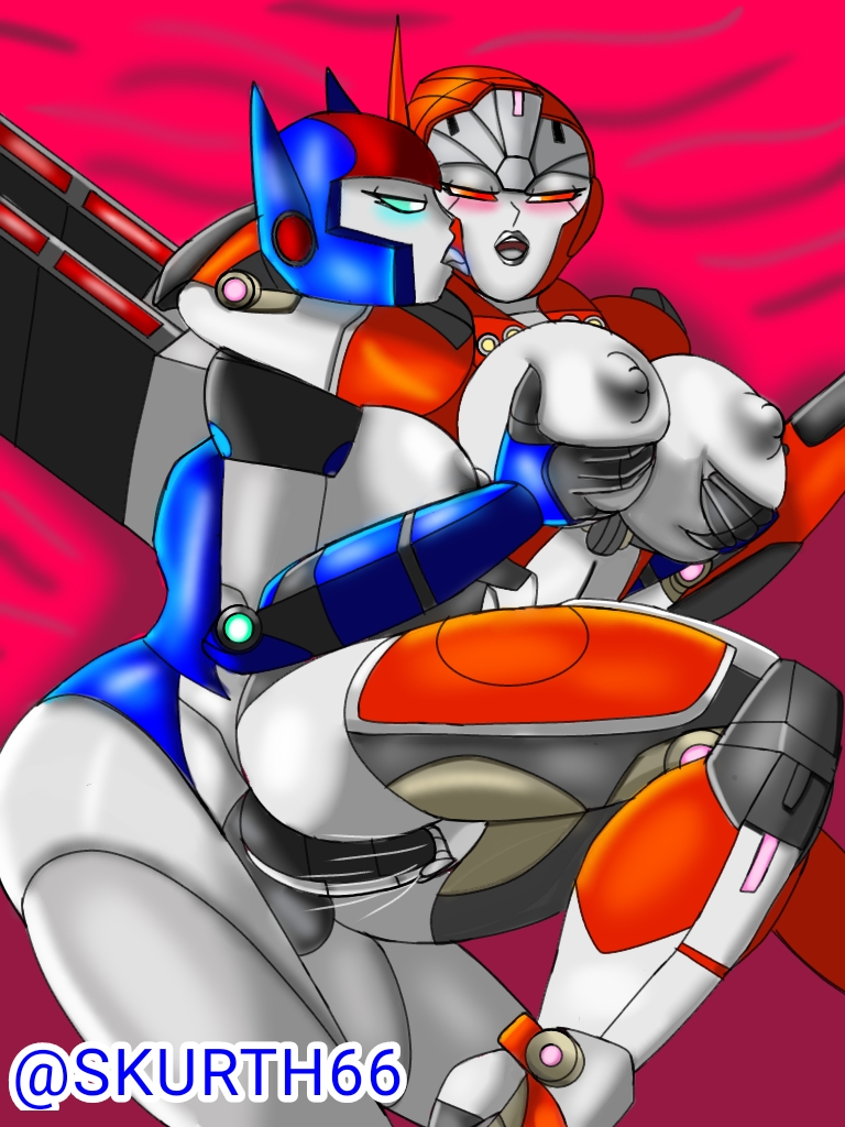 1futa 1girls autobot big_breasts blue_armor breast_grab decepticon enemies_having_sex futa_on_female red_armor robot_girl shatter_(transformers) skurth66 skywing_(skur) transformers vaginal_penetration