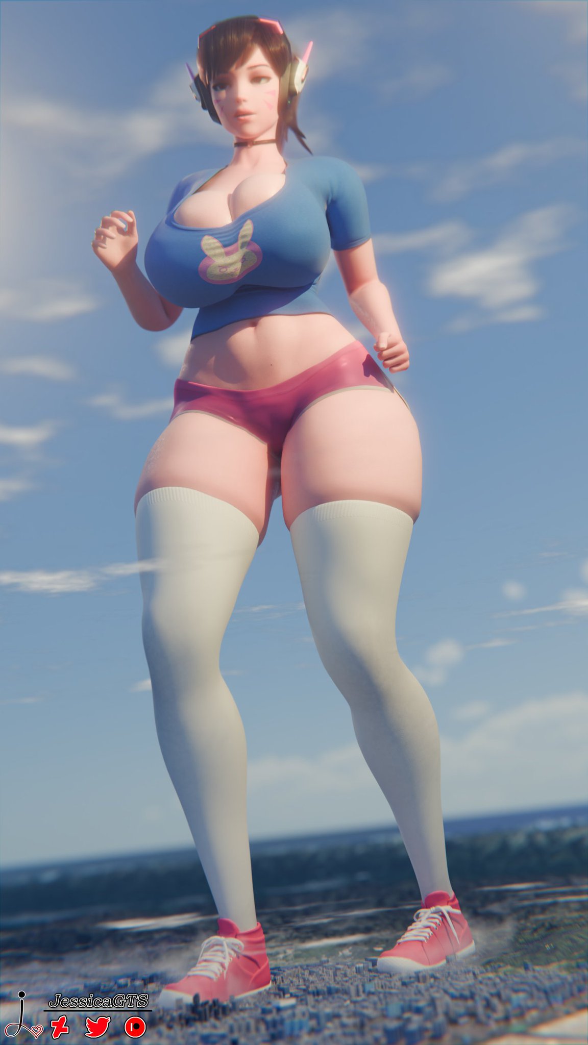 1girls, 3d, activision, ass, big ass, big breasts, big thighs, blizzard entertainment, breasts, bust, busty, curvaceous, curvy, curvy figure, d.va, female, giantess, hana song, hips, huge ass, huge breasts, huge thighs, jessicagts, large ass, large breasts, large thighs, light skin, light-skinned female, macro, macro female, mature, mature female, overwatch, overwatch 2, scrag boy (model), scrag d.va, slim waist, tall, tall female, thick, thick hips, thick legs, thick thighs, thighs, voluptuous, waist, wide hips