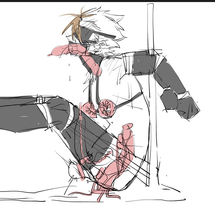 blindfold, bondage, haikyuu!!, huifaysong, male, male focus, male only, nishinoya yuu, restrained, sex toy, sex toy in ass, solo, solo male