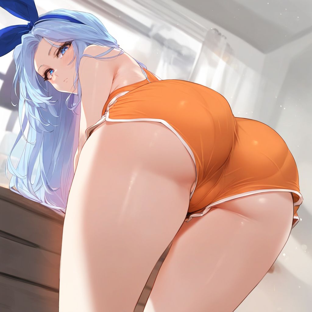 ai_generated axiah big_ass big_butt big_hips big_thighs blush light_skinned_female minah posing posing_for_the_viewer showing_ass solo_female
