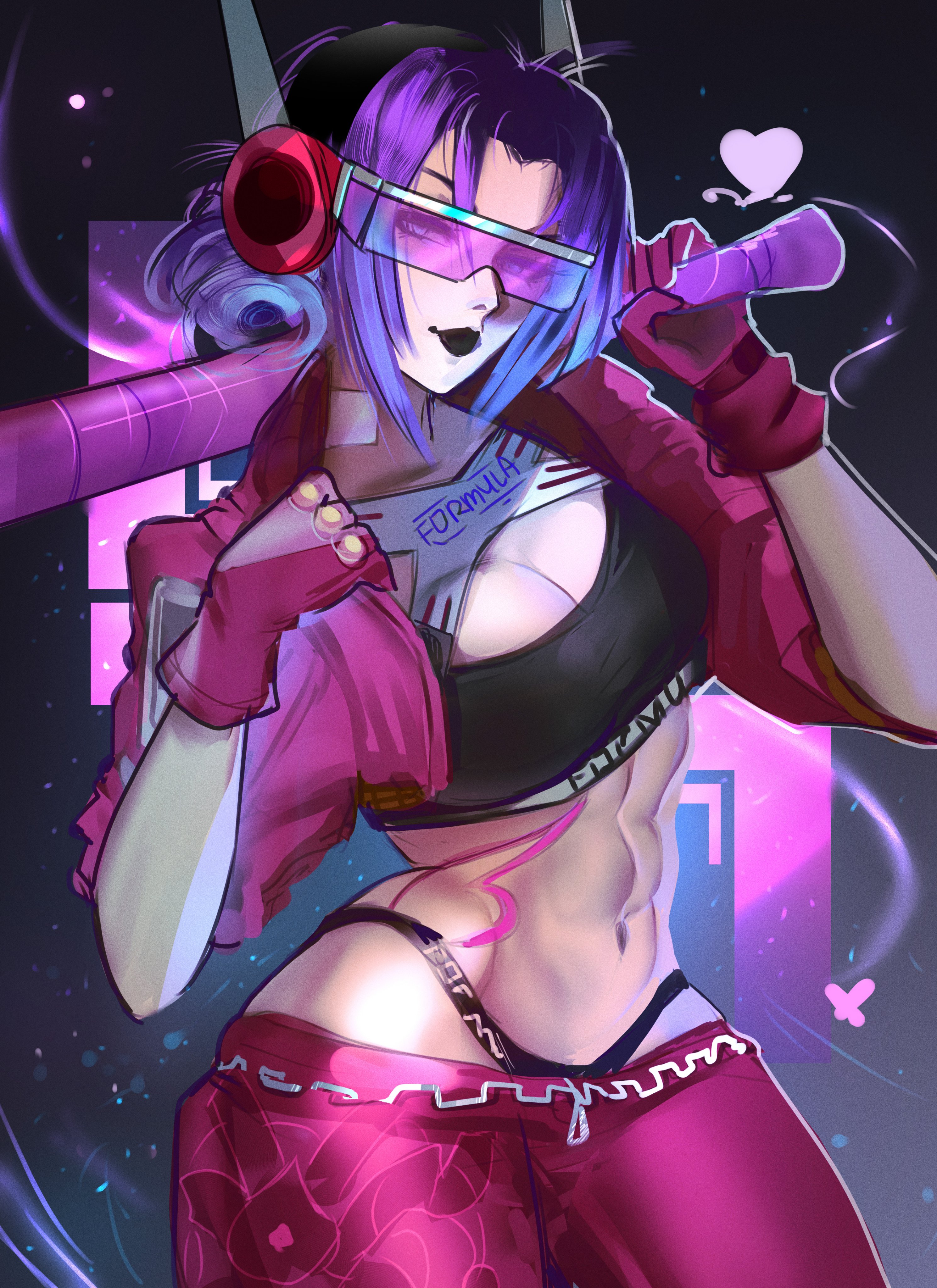 1girls, alternate costume, arialla draws, asian female, bat, big breast, big breasts, bra, breasts, cleavage, clothed, clothes, clothing, curvaceous, curvaceous body, curvaceous female, curvaceous figure, curvaceous hips, curvy, curvy body, curvy female, curvy figure, curvy hips, female, female focus, female only, glasses, jacket, japanese female, marvel, marvel comics, marvel rivals, panties, pants, pants unzipped, psylocke, psylocke (sai) (fleeting butterfly), safe, solo, sports bra, sunglasses, tattoo, tinted eyewear, unzipped, unzipped pants