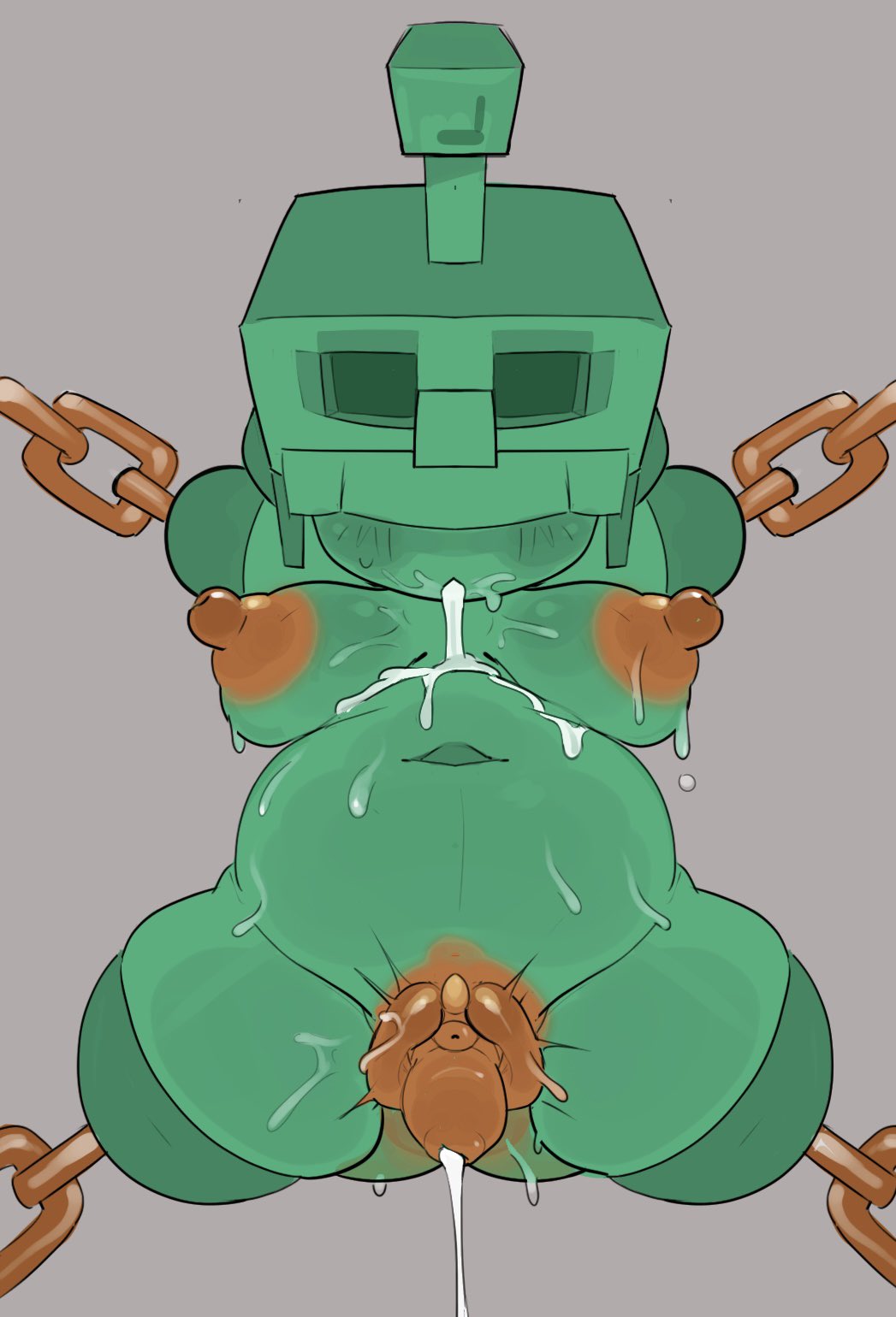 Copper Golem (Minecraft) Rule 34 Image