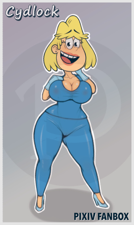 big_ass blonde_hair curvy curvy_figure cydlock rita_loud straight_hair the_loud_house