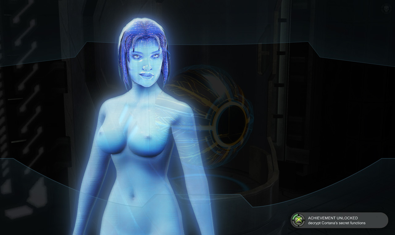 3d artificial_intelligence big_breasts blue_body breasts cortana cortana_v1 female female_focus female_only halo_(game) halo_(series) microsoft nude nude_female short_hair tagme upper_body xbox xbox_game_studios