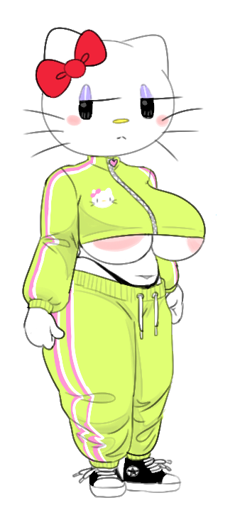 big_breasts breasts child_bearing_hips female huge_breasts kitty_white pink_nipples sanrio savagensfw white_body white_fur white_skin