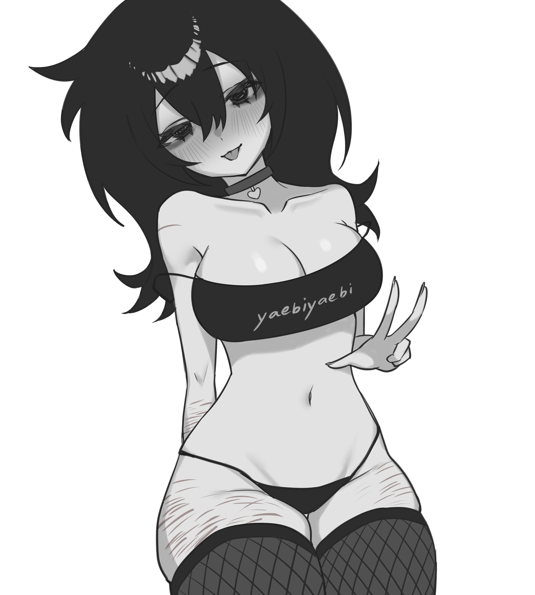 big breasts, breasts, female, oc, original character, posing, tagme, yae (yaebiyaebi), yaebiyaebi