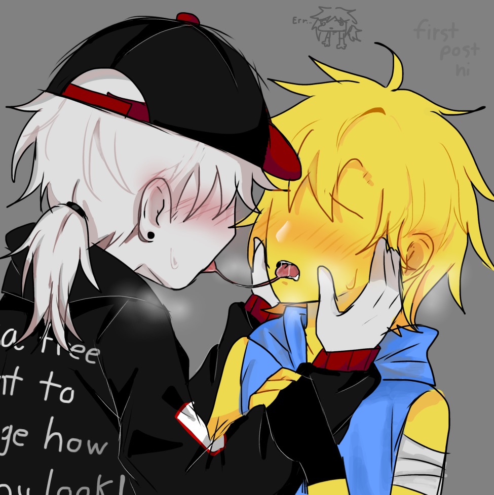2boys, blushing, forsaken (roblox), french kiss, gay, guest (roblox), guest 666 (forsaken), guest 666 (forsaken) (humanoid), kissing, lynnok, male, noob (forsaken), roblox, roblox game, robloxian, saliva, saliva string, self upload, tagme, yaoi