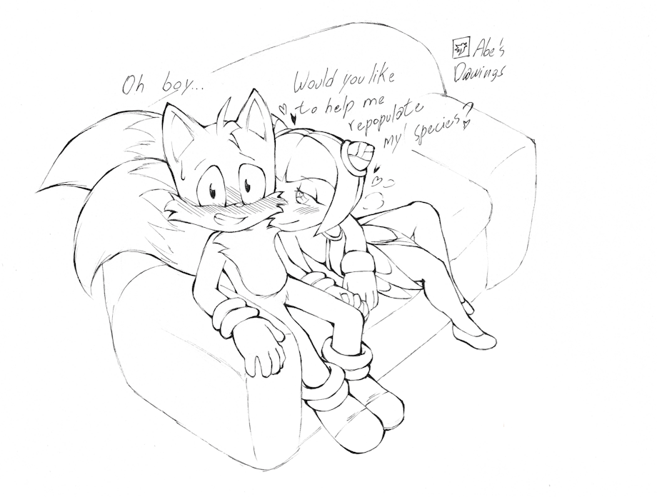 1boy, 1girls, abesdrawings, alien, alien girl, anthro, anthro male, asking for sex, blush, cosmo the seedrian, cub, cub on cub, dialogue, english, english text, eyebrows, eyelashe, female, female cub, female humanoid, fox, fox boy, fur, furry, furry male, humanoid, humanoid female, imminent impregnation, imminent sex, imminent vaginal, impregnation request, interspecies, male, male cub, male on humanoid, male/female, miles prower, miles tails prower, mobian (species), pussy, sega, sitting, sitting on sofa, sonic (series), sonic team, sonic the hedgehog (series), sonic x, tails, tails the fox, text, young, young anthro, young female, young humanoid, young male