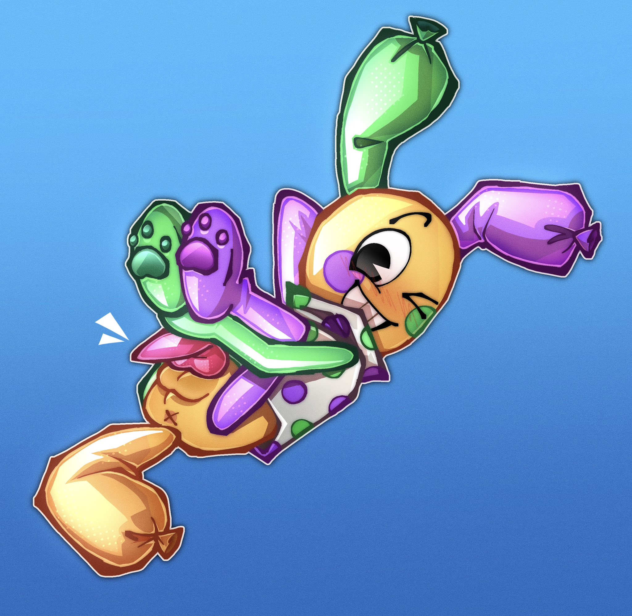 1boy, holding legs, knot, knotted penis, legs up, male, penis, presenting anus, wink