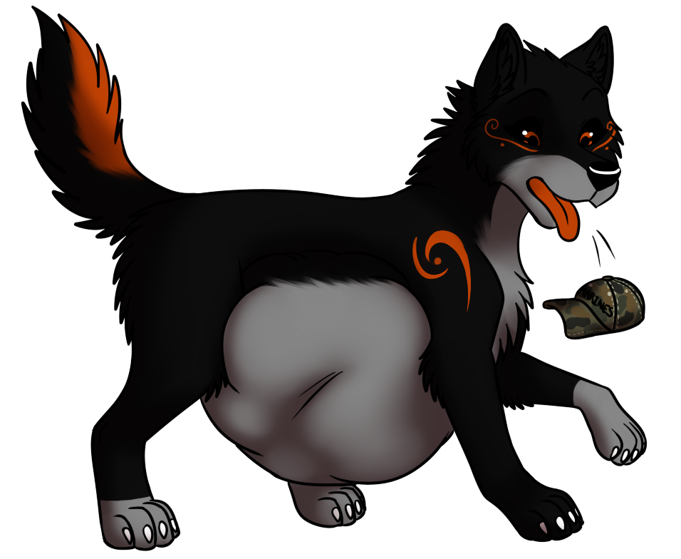anahi belly_bulge burping burping_up_clothes digested_prey digestion fatal_vore female female_only female_pred feral furry furry_only furry_pred hat marine soldier tagme unwilling_prey vore