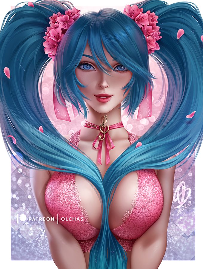 1girls, big breasts, breasts, cleavage, female, female only, large breasts, league of legends, looking at viewer, olchas, solo, sona buvelle
