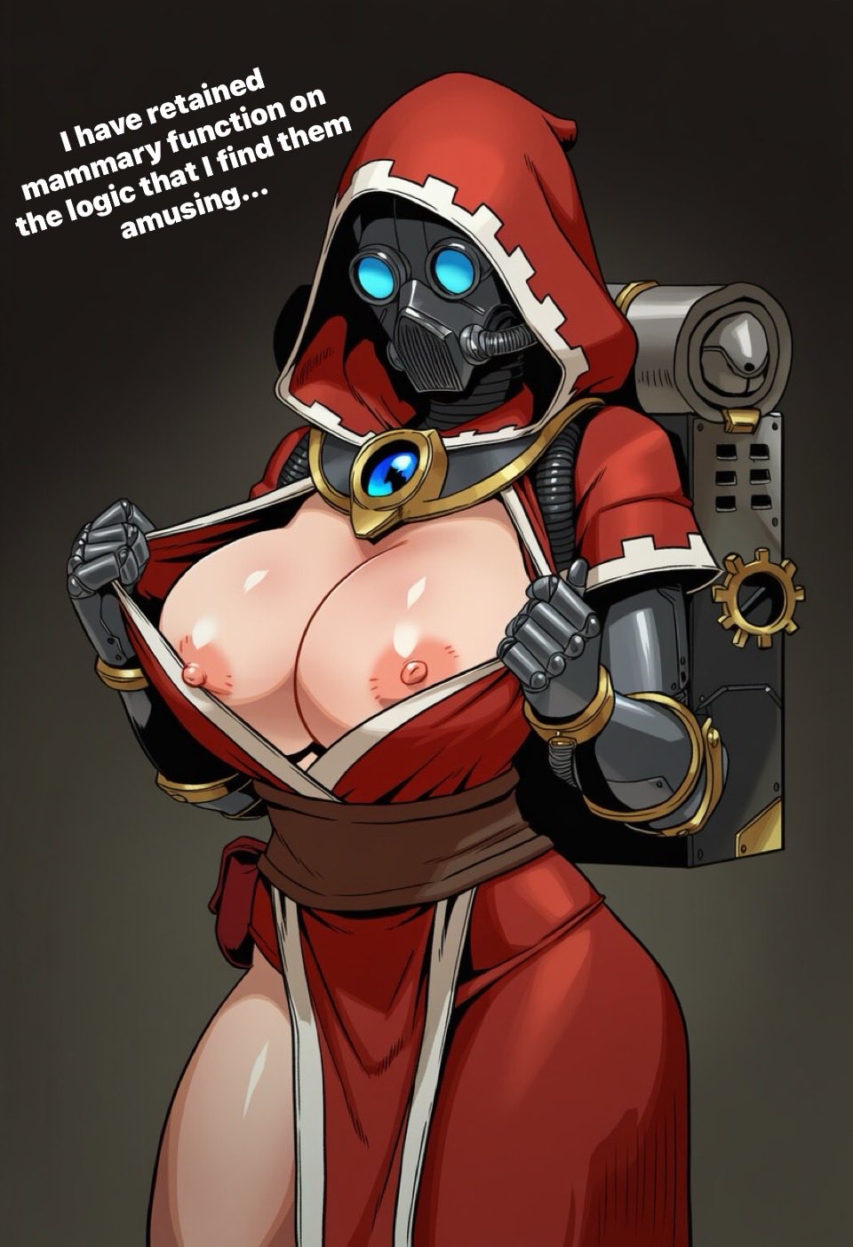 1girls, adeptus mechanicus, ai generated, big ass, big breasts, big thighs, breasts, curvaceous, curvy, curvy figure, cybernetics, cyborg, digital media (artwork), female, hips, hourglass figure, huge ass, huge breasts, huge thighs, humanoid, imperium of man, large ass, large breasts, large thighs, legs, mature, mature female, sevenarts, slim waist, techpriest, thesevenartsx, thick, thick hips, thick legs, thick thighs, thighs, voluptuous, waist, warhammer (franchise), warhammer 40k, wide hips, wide thighs